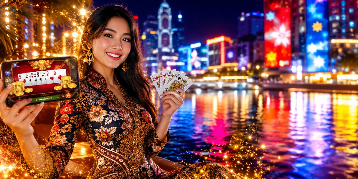 Permainan rummy bertemakan batik Kuala Lumpur